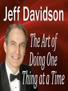 The Art of Doing One Thing at a Time (MP3)